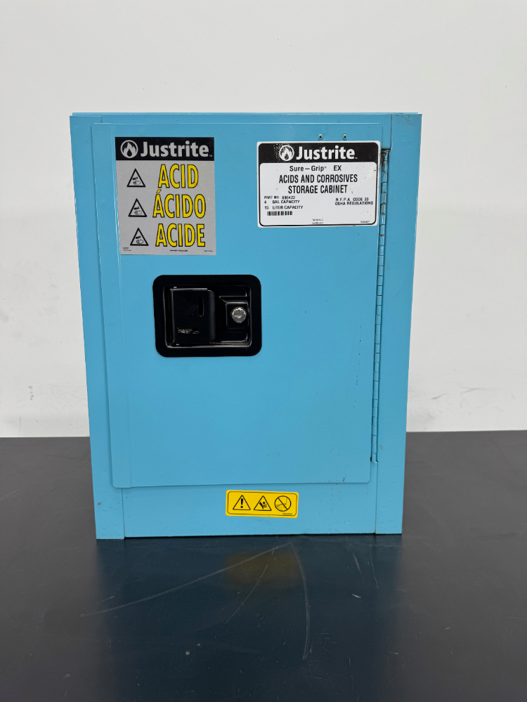 Image of Justrite Sure-Grip EX 4. Gal Acids And Corrosives Storage Cabinet